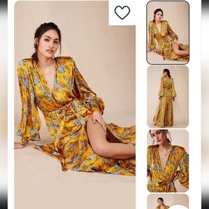 NWT Free People Bronx & Banco Carmen Gown *Size L*